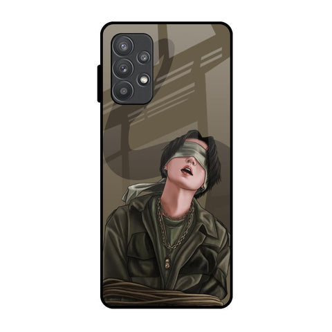 Blind Fold Glossy Case for Samsung Galaxy A32