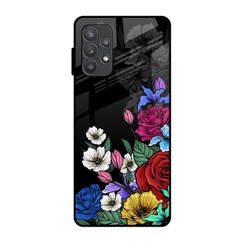 Rose Flower Bunch Art Glossy Case for Samsung Galaxy A32