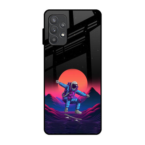 Retro Astronaut Glossy Case for Samsung Galaxy A32