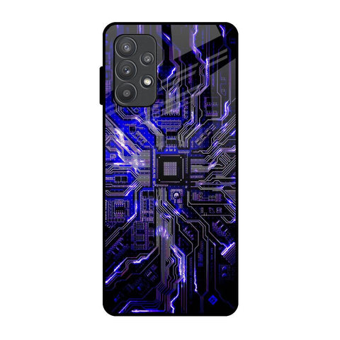 Techno Color Pattern Glossy Case For Samsung Galaxy A32