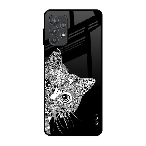 Kitten Mandala Glossy Case for Samsung Galaxy A32