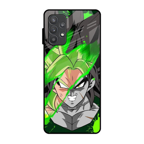 Anime Green Splash Glossy Case for Samsung Galaxy A32