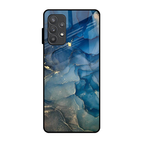 Blue Cool Marble Glossy Case for Samsung Galaxy A32