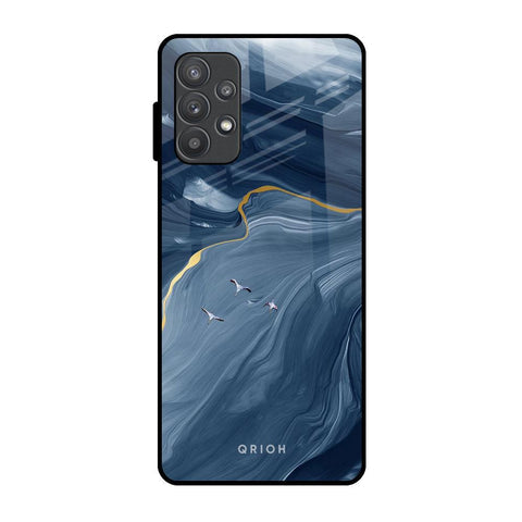Deep Ocean Marble Glossy Case for Samsung Galaxy A32
