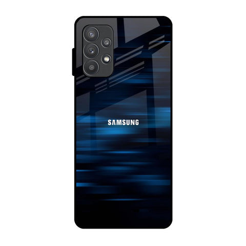 Blue Rough Abstract Glossy Case for Samsung Galaxy A32