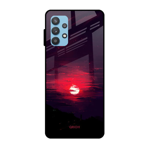 Morning Red Sky Glossy Case For Samsung Galaxy A32