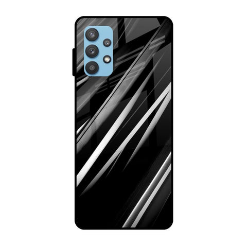 Black & Grey Gradient Glossy Case For Samsung Galaxy A32