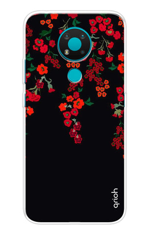 Floral Deco Soft Cover For Nokia 3.4