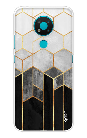 Hexagonal Pattern Soft Cover for Nokia 3.4