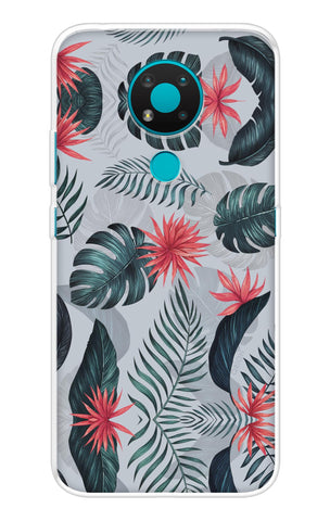 Retro Floral Leaf Soft Cover for Nokia 3.4