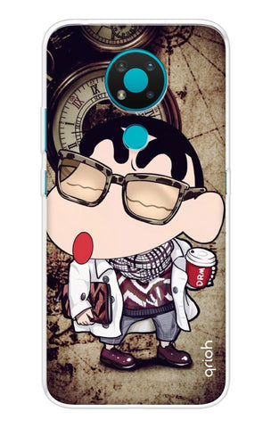 Nerdy Shinchan Soft Cover for Nokia 3.4