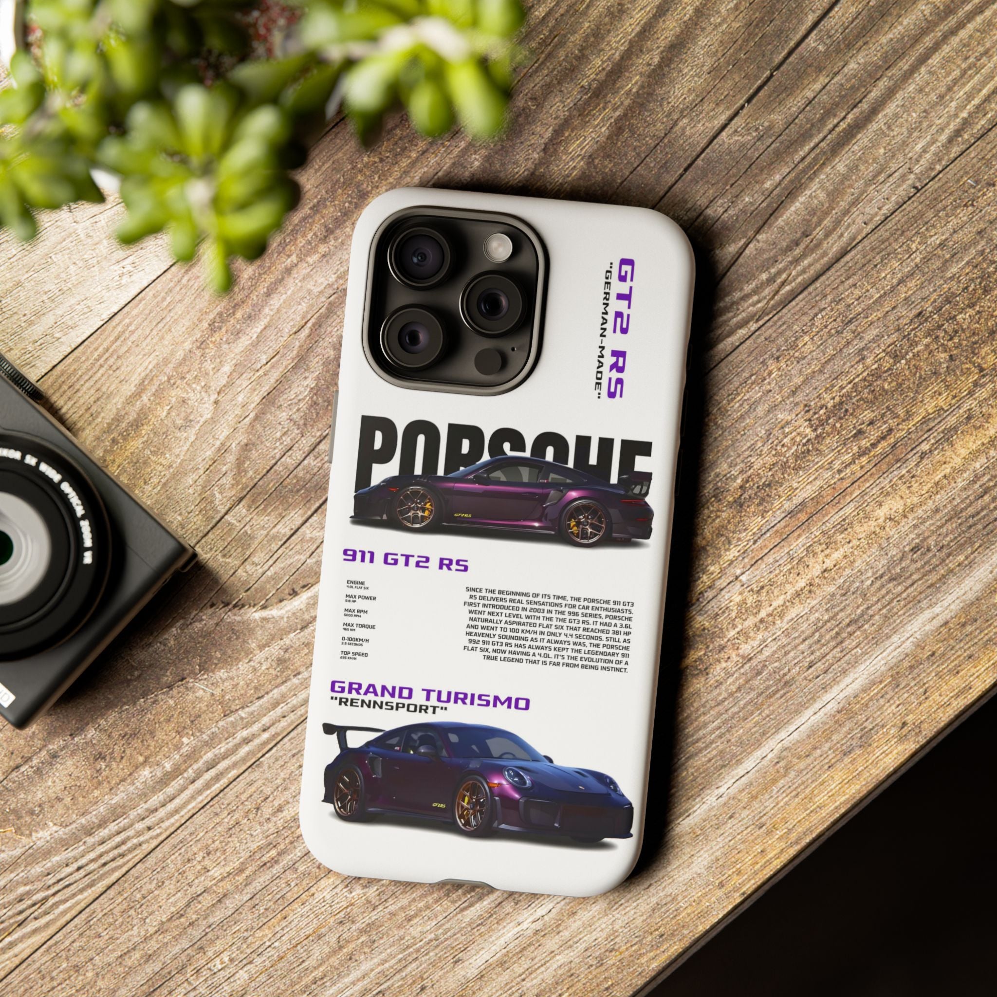 Violet Velocity Tough Case  Available For All iPhone Models