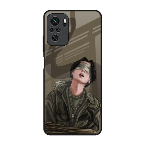 Blind Fold Glossy Case for Redmi Note 10
