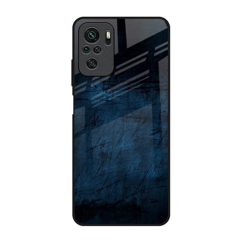 Dark Blue Grunge Glossy Case for Redmi Note 10