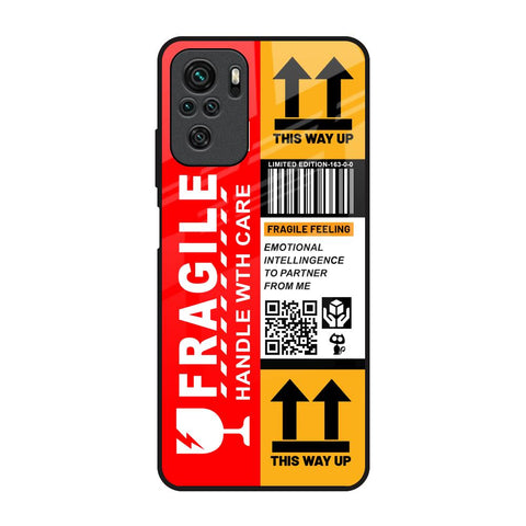 Handle With Care Glossy Case for Redmi Note 10