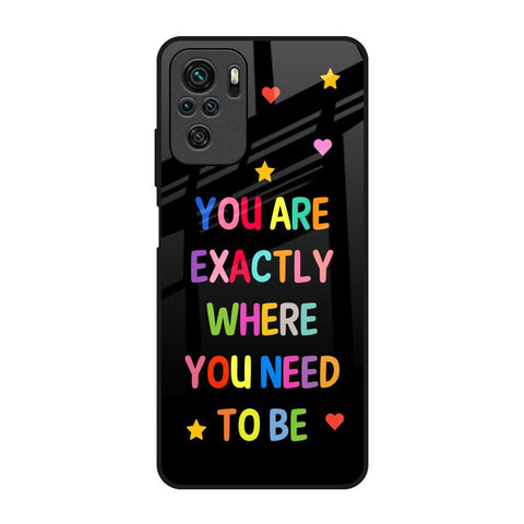 Magical Words Glossy Case for Redmi Note 10