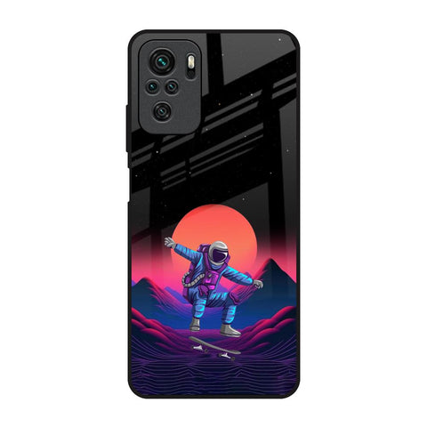 Retro Astronaut Glossy Case for Redmi Note 10