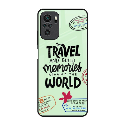 Travel Stamps Glossy Case for Redmi Note 10
