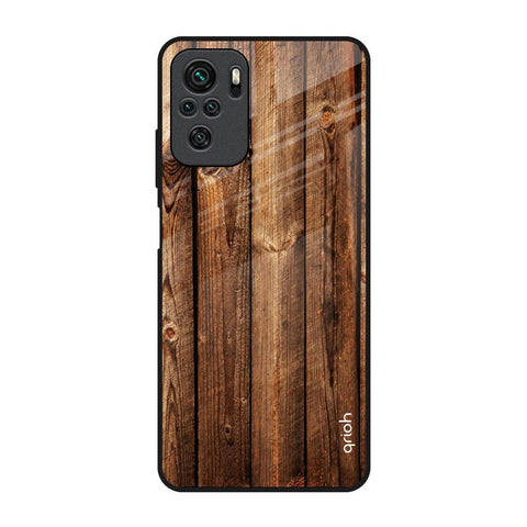 Timber Printed Glossy Case for Redmi Note 10