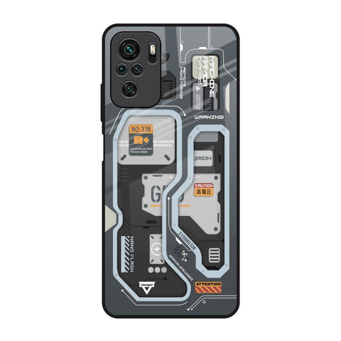 Retro Futuristic Glossy Case for Redmi Note 10