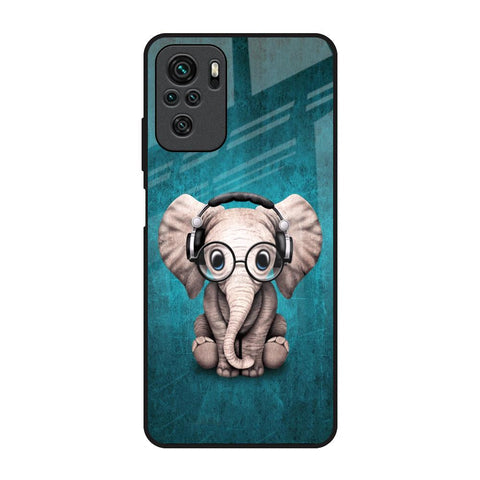 Adorable Baby Elephant Glossy Case For Redmi Note 10