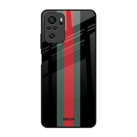 Vertical Stripes Glossy Case for Redmi Note 10