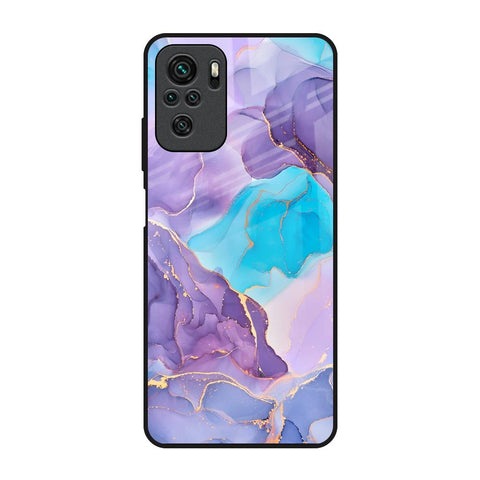 Alcohol ink Marble Glossy Case for Redmi Note 10