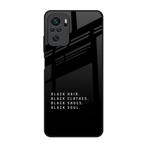 Black Soul Glossy Case for Redmi Note 10