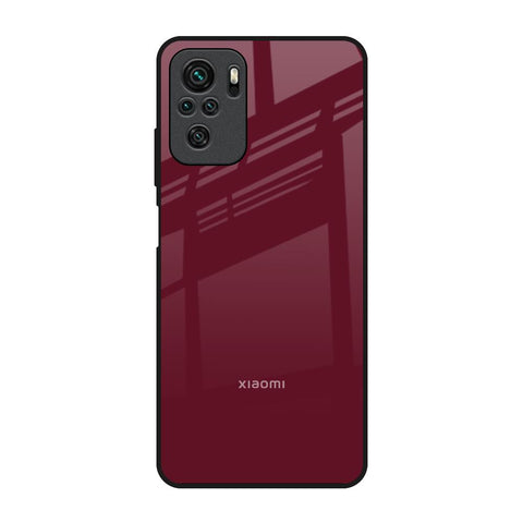 Classic Burgundy Glossy Case for Redmi Note 10