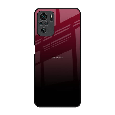 Wine Red Glossy Case For Redmi Note 10