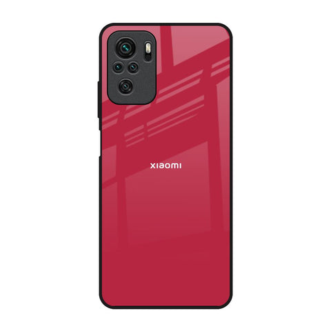Solo Maroon Glossy case for Redmi Note 10