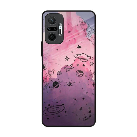 Space Doodles Glossy Case for Redmi Note 10 Pro
