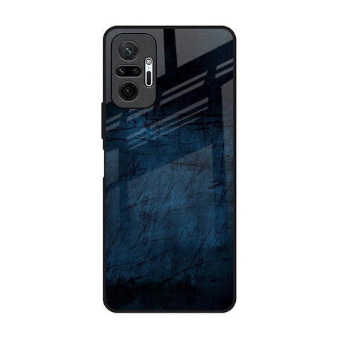 Dark Blue Grunge Glossy Case for Redmi Note 10 Pro