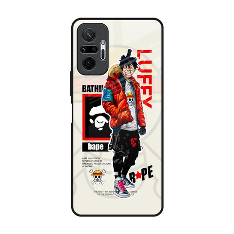 Bape Luffy Glossy Case for Redmi Note 10 Pro