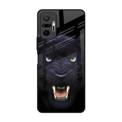 Angry Black Leopard Glossy Case for Redmi Note 10 Pro