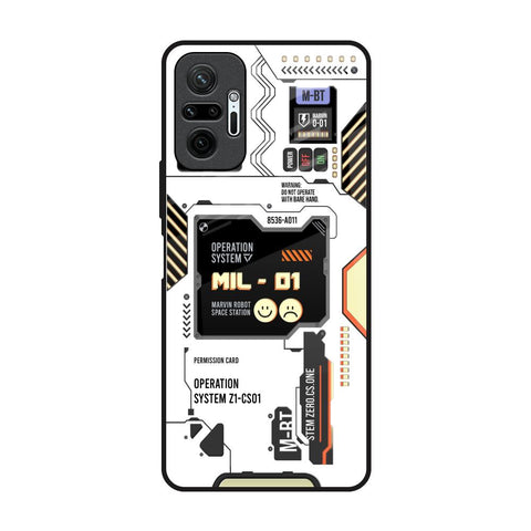 Tech Display Glossy Case for Redmi Note 10 Pro