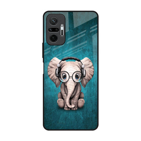 Adorable Baby Elephant Glossy Case For Redmi Note 10 Pro