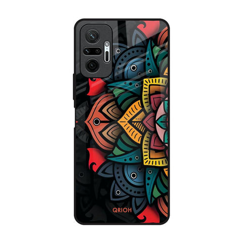 Retro Gorgeous Flower Glossy Case for Redmi Note 10 Pro