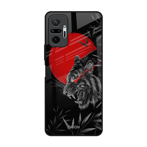 Red Moon Tiger Glossy Case for Redmi Note 10 Pro
