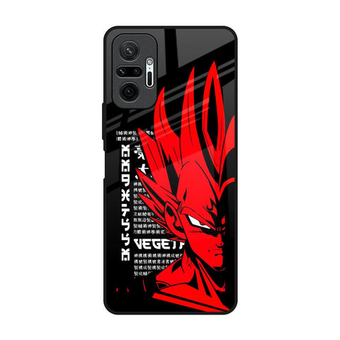 Red Vegeta Glossy Case for Redmi Note 10 Pro