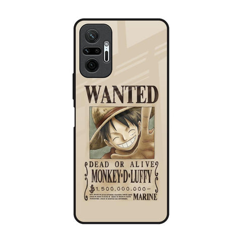 Luffy Wanted Glossy Case for Redmi Note 10 Pro