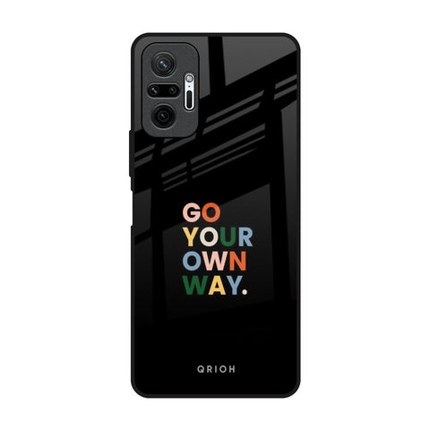Go Your Own Way Glossy Case for Redmi Note 10 Pro