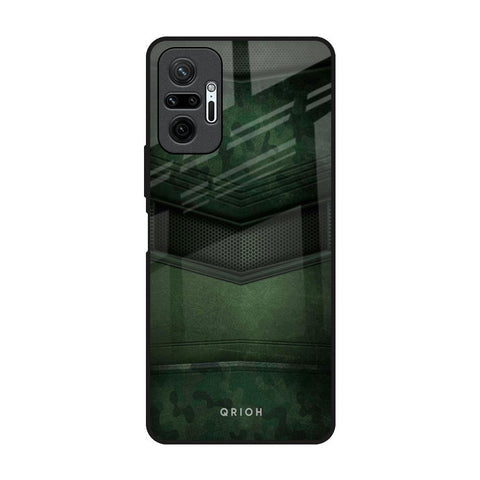 Green Leather Glossy Case for Redmi Note 10 Pro