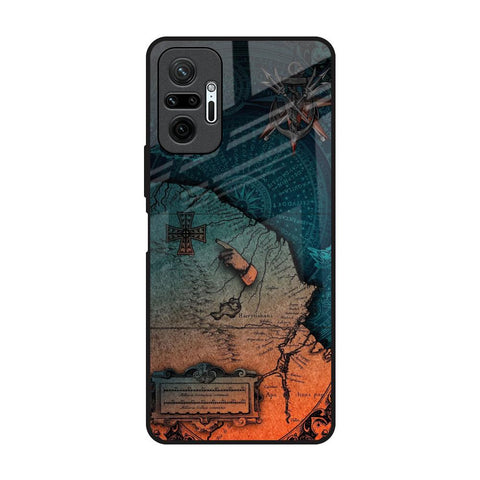 Geographical Map Glossy Case for Redmi Note 10 Pro