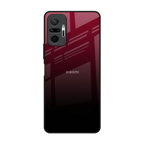Wine Red Glossy Case For Redmi Note 10 Pro