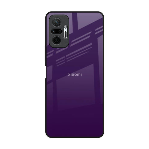 Dark Purple Glossy Case for Redmi Note 10 Pro