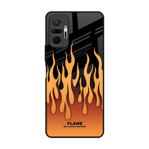 Fire Flame Glossy Case for Redmi Note 10 Pro Max
