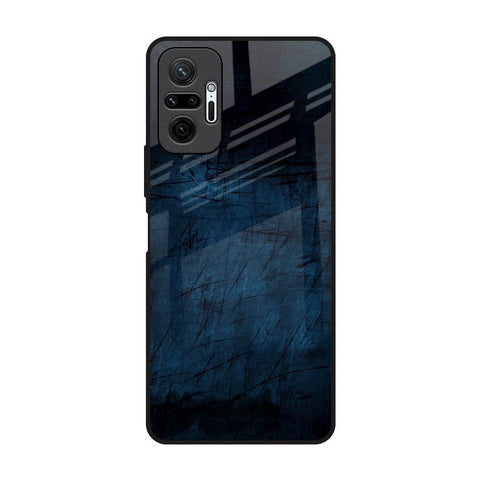 Dark Blue Grunge Glossy Case for Redmi Note 10 Pro Max