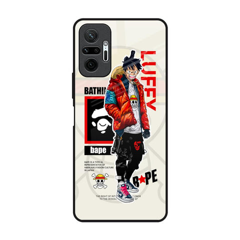 Bape Luffy Glossy Case for Redmi Note 10 Pro Max