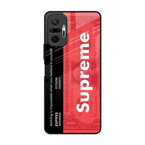 Supreme Ticket Glossy Case for Redmi Note 10 Pro Max